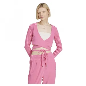 Свитер adidas Originals Wraparound cardigan, розовый