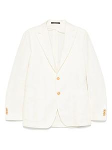 Блейзер с узором «ёлочка» Tagliatore, нейтральный