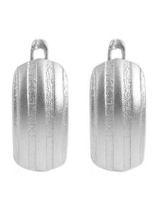 Adeliás Женские серьги - серьги-кольца на шарнирах из серебра 925 пробы