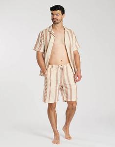 Мужские жаккардовые шорты South Beach цвета ржавчины