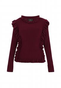 Faina Свитер в бордовом цвете