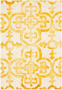 Ковер SAFAVIEH, 336 x 458 см, Dip Dye Collection, Grey & Charcoal, ручной работы марокканский акварельный Wool, идеально для помещений с высокой проходимостью в гостиной, спальне (DDY711B)