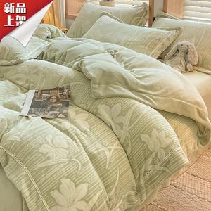 LUOLAI HOME Комплект постельного белья, 200 см, 4 предмета