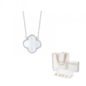 KADER Серебряное ожерелье S925 для женщин в подарочной коробке "На удачу"