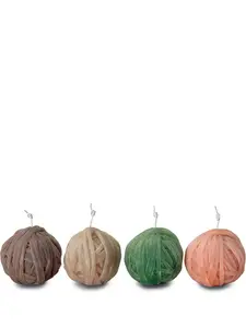 Набор Gomitolo из четырех свечей Missoni Home, оранжевый