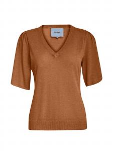 Minus Футболка 'Kyla' в коричневом цвете