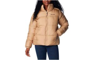 Пуховик женский коричневый Columbia