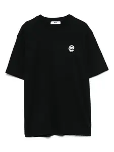 Футболка с логотипом MSGM Kids, черный