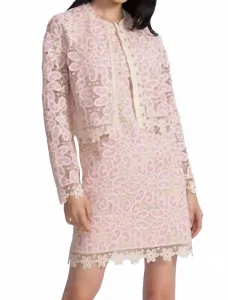 Укороченная куртка Genovia розового цвета Johnny Was