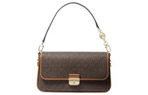 Сумка багет из кожи Брэдшоу MICHAEL KORS, small