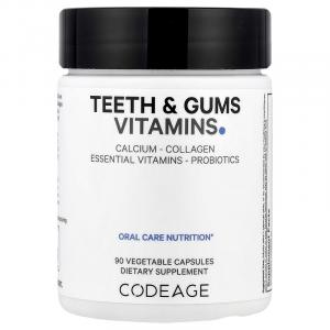 Codeage, Витамины для зубов и десен, 90 растительных капсул
