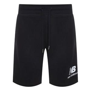 Шорты Essentials Stacked Logo Shorts New Balance, черный