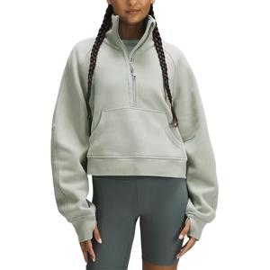 Свитшот серии Scuba для женщин Lululemon, Jade Lime/Jdgr