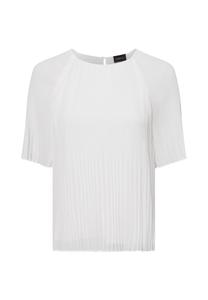 Блуза MIT KURZEN RAGALANÄRMELN s.Oliver BLACK LABEL, белый