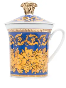 Фарфоровая кружка Floralia Blue из коллаборации с Rosenthal Versace, синий