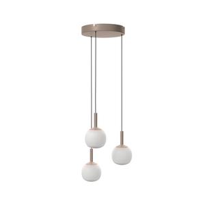 Novel Подвесной светодиодный светильник, белый, металл/стекло, степень защиты IP20