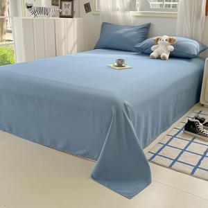 Yalu Простыня 180х230 см и 2 наволочки из мягкого хлопка, цвет Light Blue