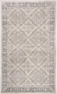 SAFAVIEH Brentwood Collection ковер 61 x 122 см Cream/Grey BNT863B в традиционном восточном стиле, без ворса, для гостиной или спальни