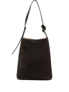 Сумка-тоут с узлом Anya Hindmarch, коричневый