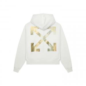 OFF-WHITE OFF WHITE худи унисекс с капюшоном средней плотности
