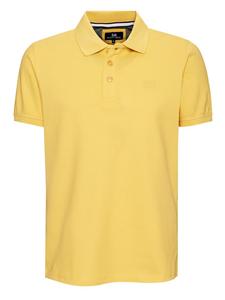 Рубашка-поло из пике, стандартный крой, желтого цвета Rusty Neal