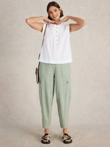 Топ без рукавов Isla из органического хлопка White Stuff, White