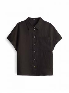 OPUS Блузка с короткими рукавами для женщин, коричневого цвета