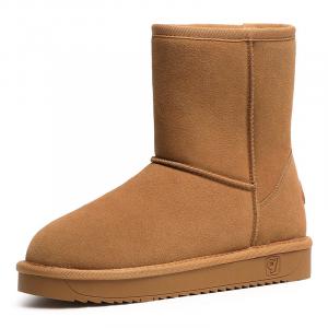 Зимние ботинки женские O.L, цвет Chestnut