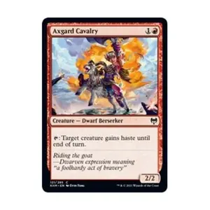 CCG Аксгардская кавалерия (К), MTG - Kaldheim