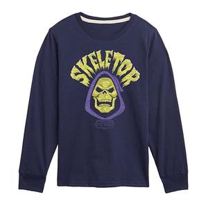 Футболка с длинным рукавом Skeletor Laugh для мальчиков 8-20 Licensed Character, Navy