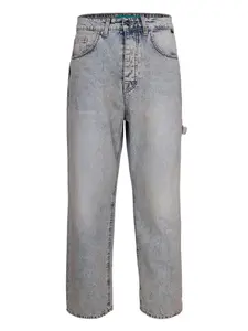 Джинсы из хлопка с вышитым логотипом Barrow, синий