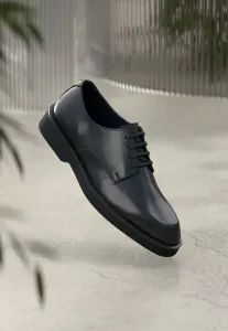 Кожаные ботинки на шнуровке Zign, Black