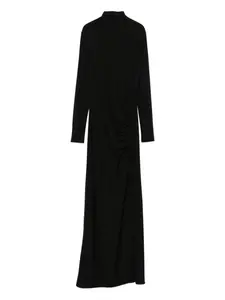 Макси-платье с длинными рукавами Mar De Margaritas, черный