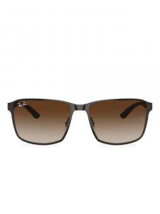 Солнцезащитные очки 0RB3721 в квадратной оправе Ray-Ban, коричневый