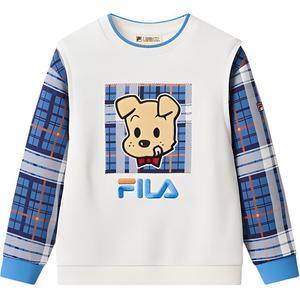 FILA KIDS Свитшот YUANTIANZHI,LIANMINGKUAN FW24 Cloud White для детей 3-7 лет