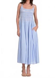 ELAN Платье-макси Alana светло-голубого цвета