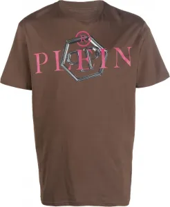 Футболка с логотипом Philipp Plein, коричневый