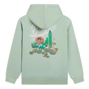 Толстовка с капюшоном anti wu badfive с графическим принтом Li-Ning, зеленый