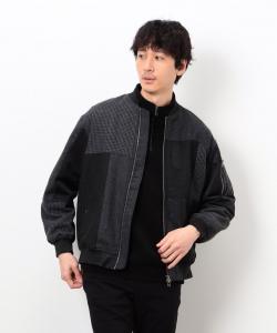 Блузон MA-1 из лоскутного твида