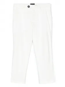 Прямые брюки Fay Kids, белый