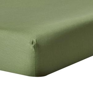 Простыня Homescapes зеленый, 140/190 см