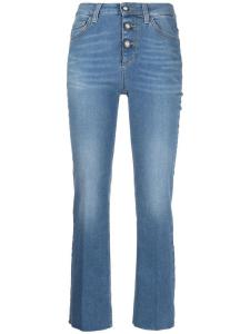 LIU JO укороченные джинсы средней посадки, синий