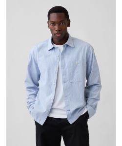 (U) Рубашка Оксфорд свободного кроя