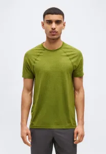 Базовая бесшовная футболка с круглым вырезом Odlo, Guacamole Melange