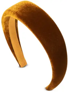 Бархатная повязка на голову Кейт Jennifer Behr, коричневый