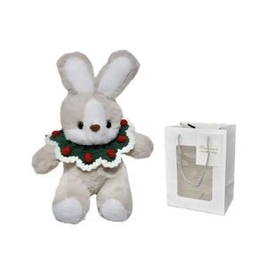 Плюшевая кукла Goodnight Bunny для детей старше 3 лет высотой 30 см ROUERXIONG, зеленый