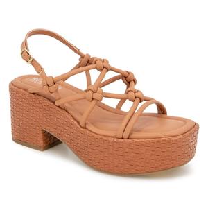 Платформенные сандалии на каблуке Kenneth Cole Reaction, rust