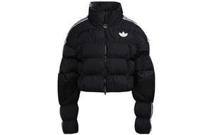 Женское укороченное пальто Adidas Originals, цвет Black