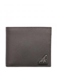 Prada фактурный бумажник, серый