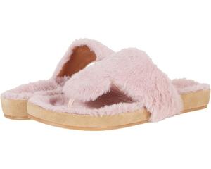 Jack Rogers Jacks Comfort Cozy Thong Women's  Blush Faux Fur Sandal JOBB1466, розовый